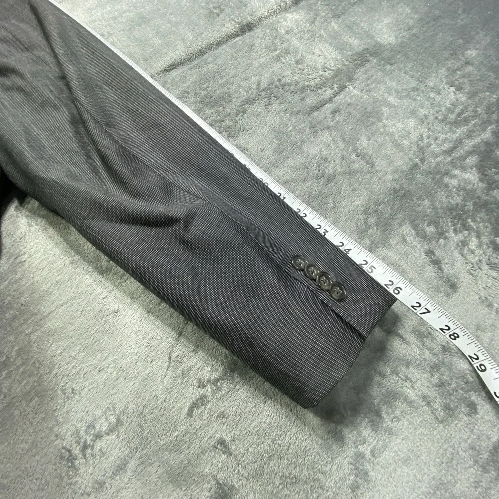 Ing Loro Piana Cremieux Blazer‎ 48R Micro Check 100% Wool Sport Coat Jacket Suit